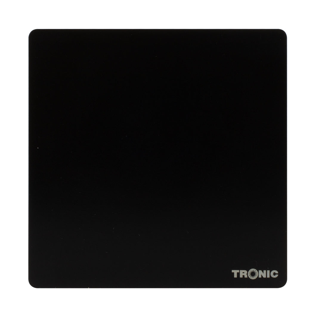 Premium 1Gang Black Plate - TS Range