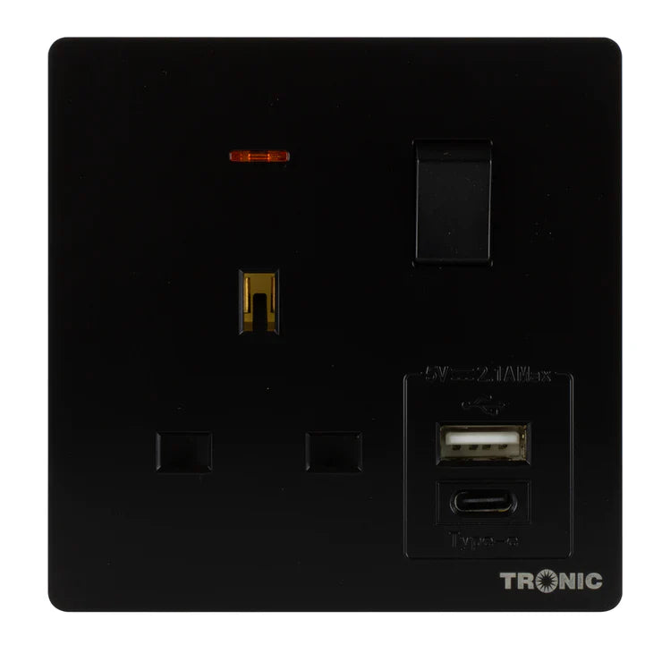 Premium Single Outlet W USB - TS Range