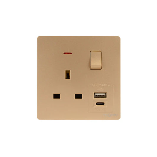 Premium Single Outlet W USB - TS Range
