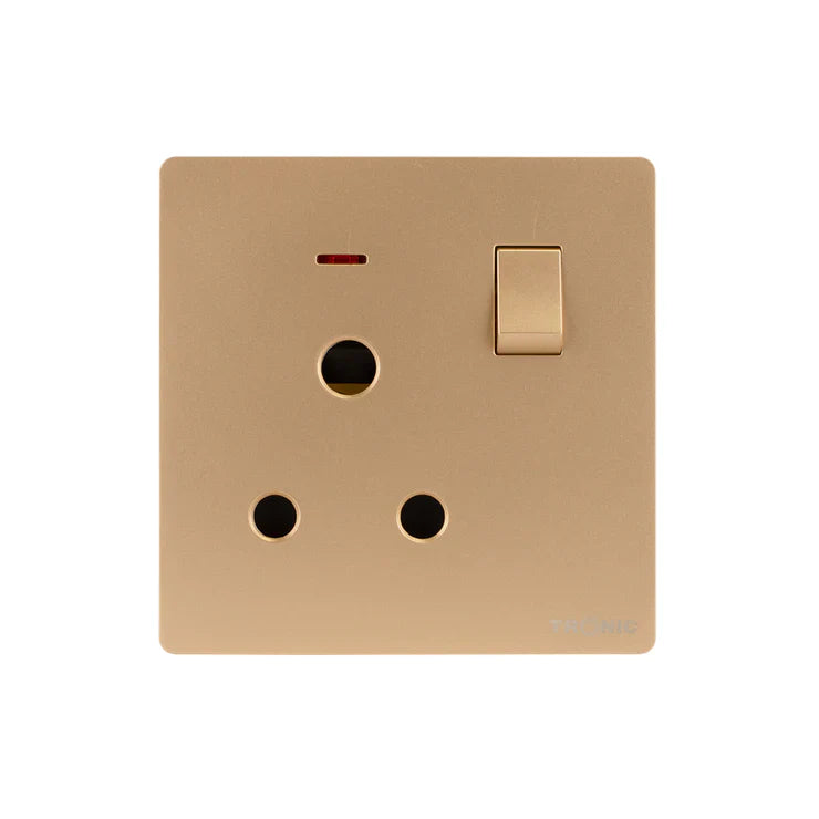 Premium Round Pin Single Outlet - TS Range