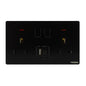 Premium Plain W USB Double Outlet - TS Range