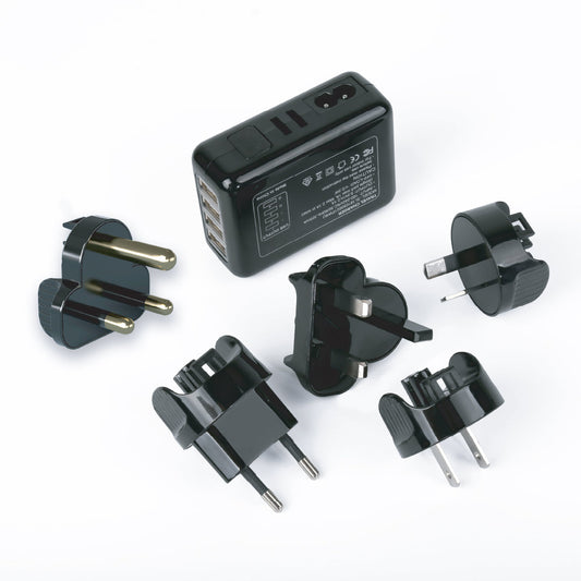 Universal Travel Adaptor w/ 4USB (USA EU UK AUS)