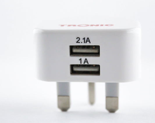 2.1Amp BS Plug Adaptor w/ 2USB