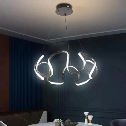 Chandelier Light Ceiling LED 80 Watt Brown (WH 2024-04-BR-TC)