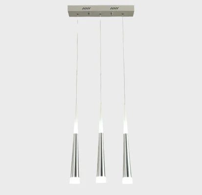 Acrylic Modern 3 LED Hanging Light WH 2021-03SL-DL