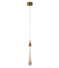 Elegant LED Pendant Light Contemporary Gold Drop Design