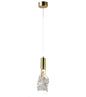 Modern Crystal Pendant Light Gold LED Fixture for Stylish Interiors