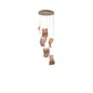 Artistic LED Pendant Chandelier Modern Flowing Design for Luxury Interiors