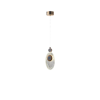 Artistic Single Pendant Light with Crystal Detailing (WH 2024-05-07-TC)