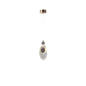 Artistic Single Pendant Light with Crystal Detailing