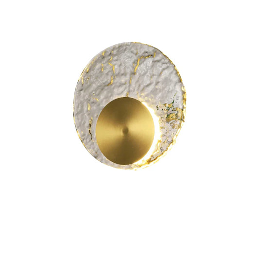 Luxury Decorative Wall Light with Gold and Textured Finish