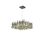 Modern Crystal Rectangular Chandelier 8 Lamp Luxury Lighting