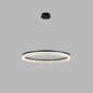 Modern Circular LED Pendant Light - Crystal Design