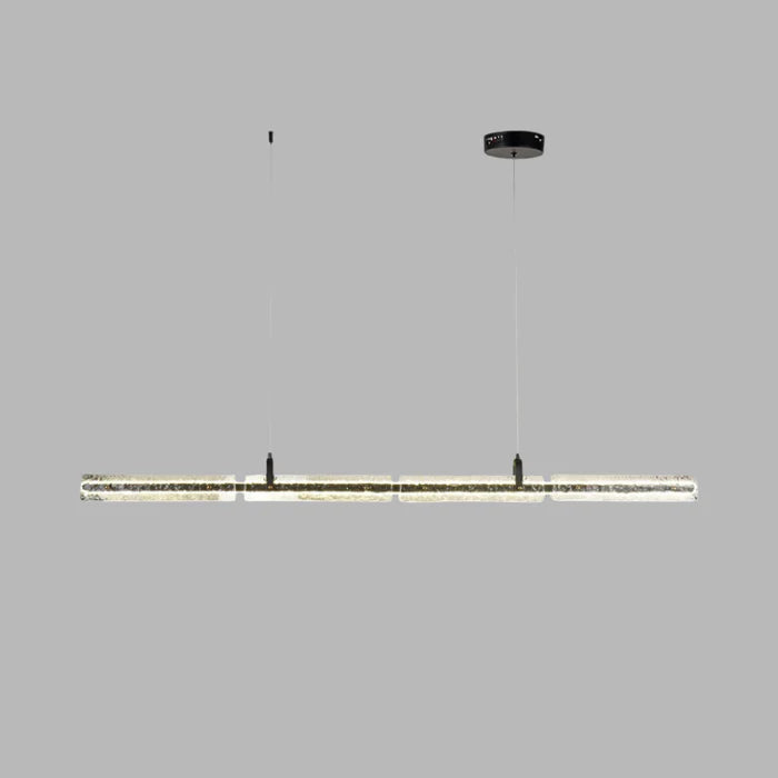 Linear Pendant Light with Crystal Effect LED