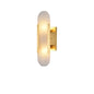 Luxury Marble Wall Lamp with Gold Frame