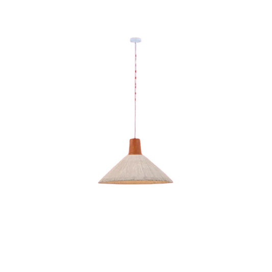 Rustic Cone Pendant Lamp