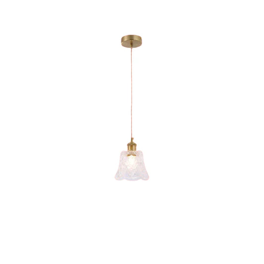 Vintage Floral Crystal Pendant Light 1*E27