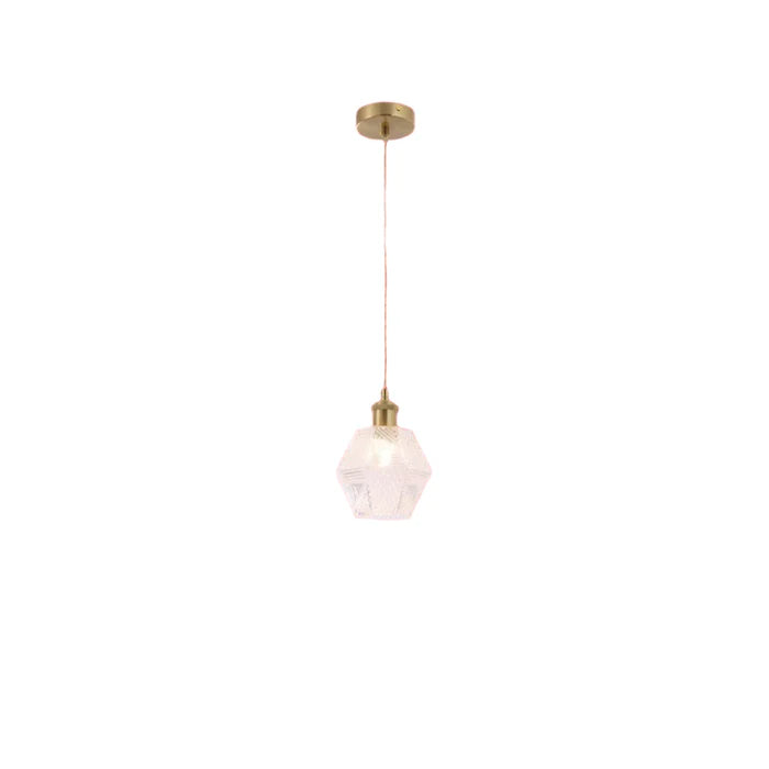Diamond-Cut Glass Pendant Light 1*E27