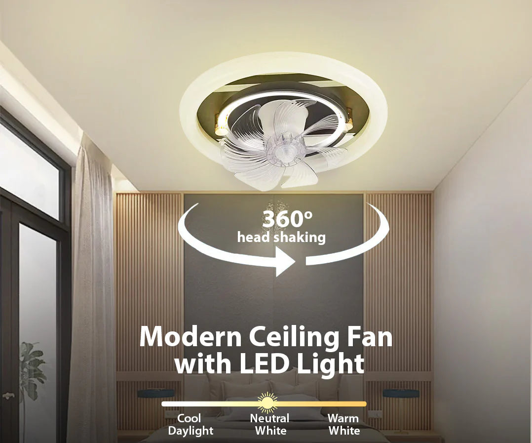 Ceiling Mini Fan w Light (KD 1854)