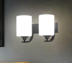 Frosted Glass Shades Wall Light Double Lamp