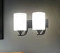 Frosted Glass Shades Wall Light Double Lamp